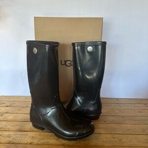 UGG Australia Shaye Tall rain boots Black Size 9US